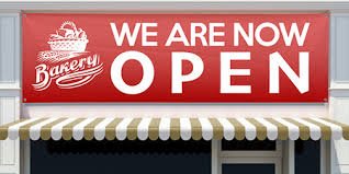Banner outside of shop